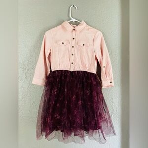 Girls Lilt Long Sleeve Dress Size XL